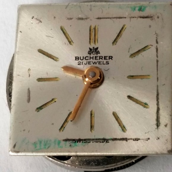 Bucherer ETA 2410 21 Jewels Movement with hands & face - Working Condition Nice! - Picture 2 of 7